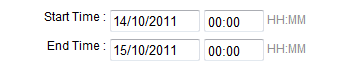 date ranges